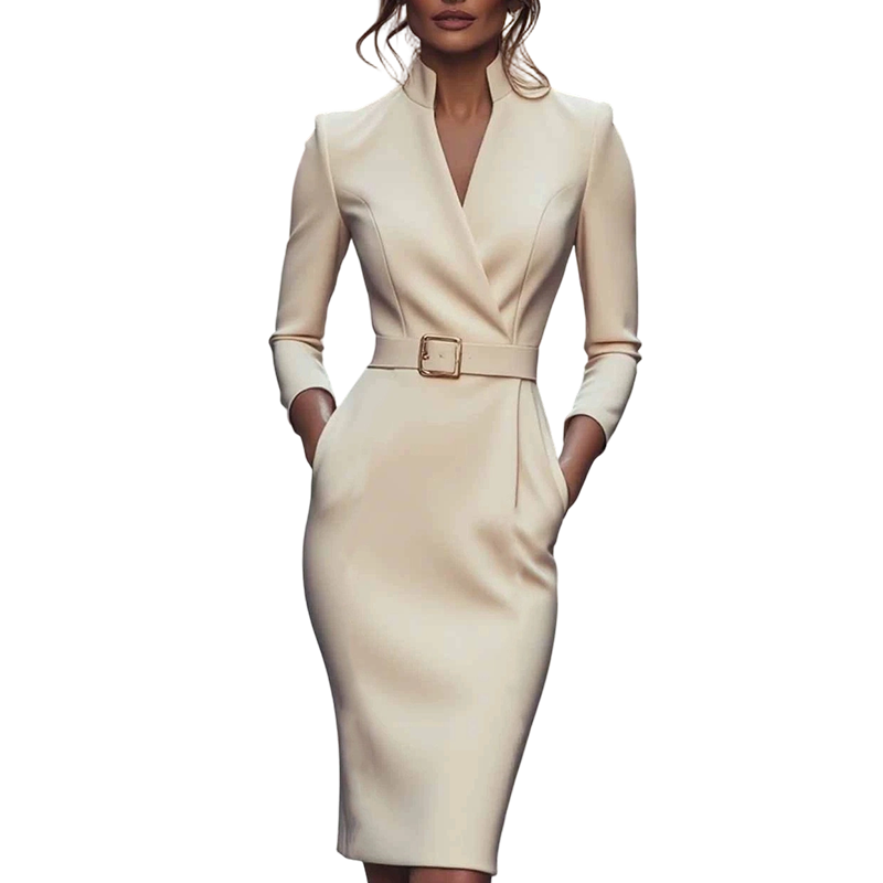 👗Elegant klänning som framhäver midjan