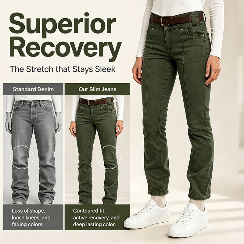 Snygga stretchjeans i slim fit för damer