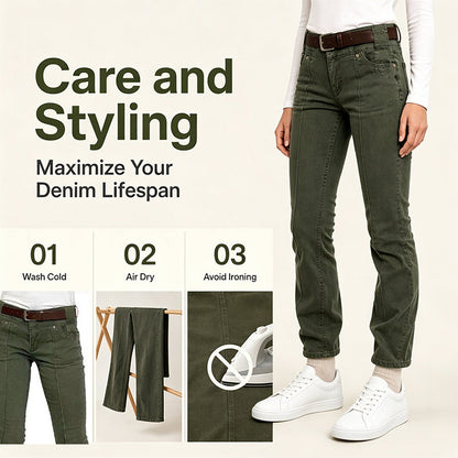 Snygga stretchjeans i slim fit för damer