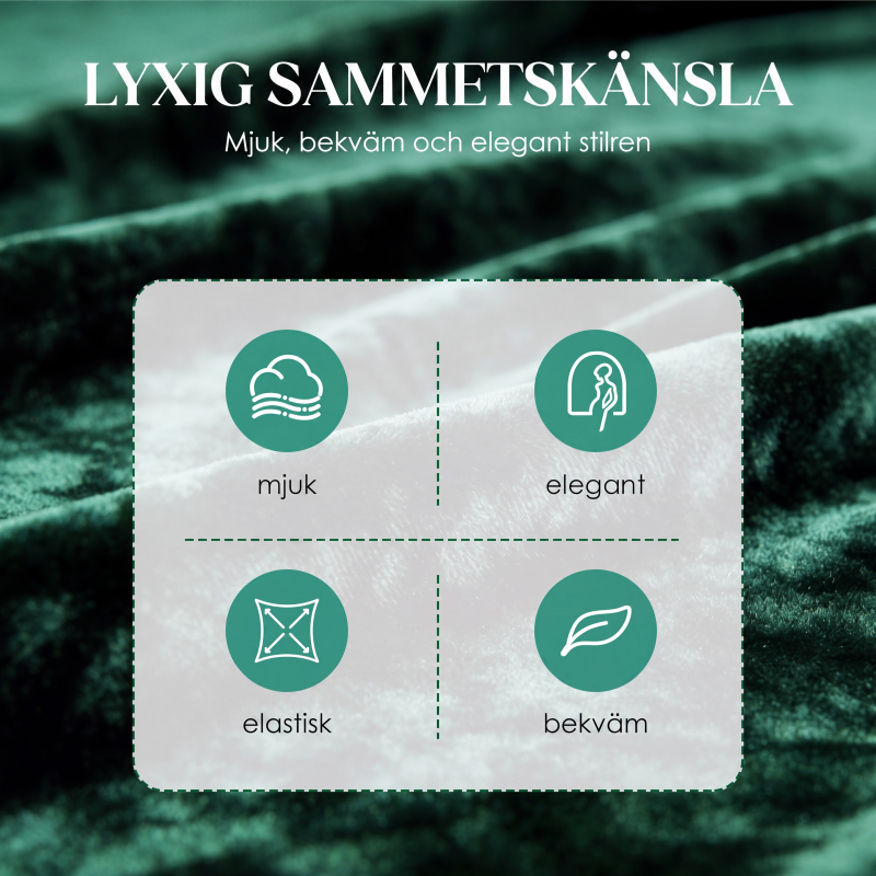 🎀Tvådelat set med sammetstopp och byxor för kvinnor