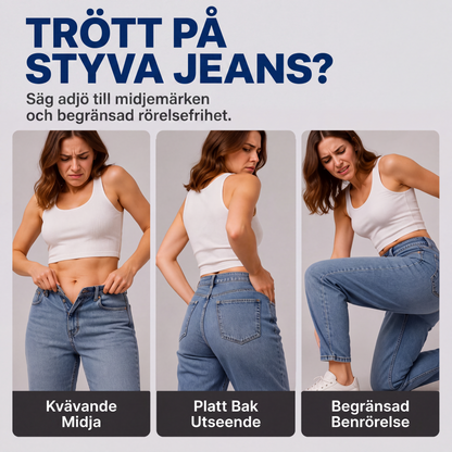 ✨Ny lansering👖Damjeans med hög midja och haremmodell