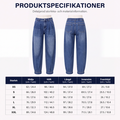 ✨Ny lansering👖Damjeans med hög midja och haremmodell