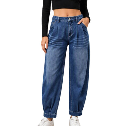 ✨Ny lansering👖Damjeans med hög midja och haremmodell
