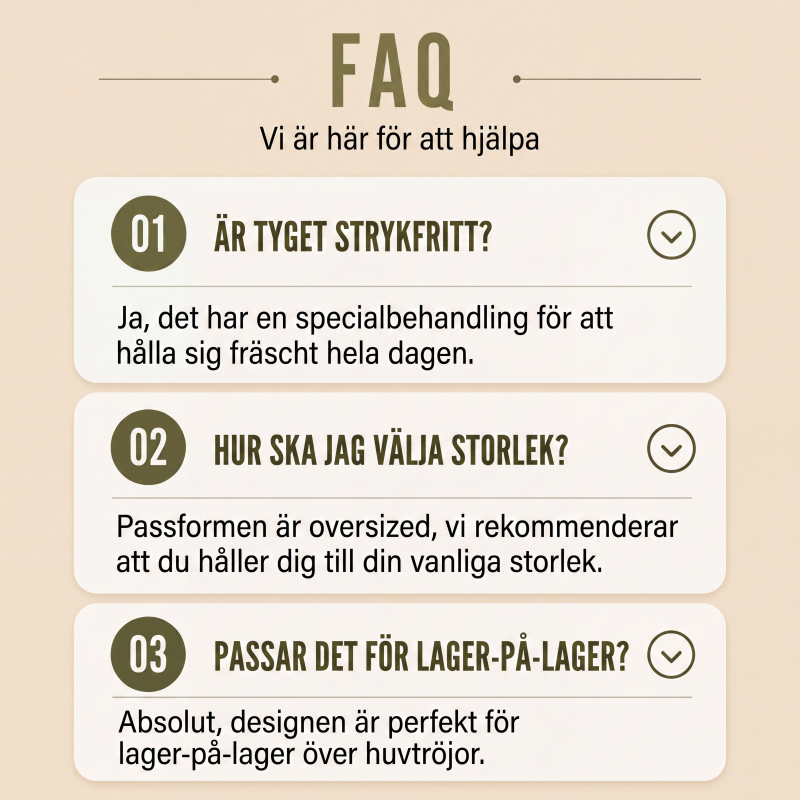 Herrls långärmad löst sittande utilityskjorta