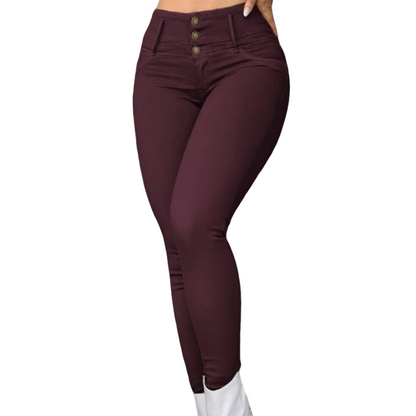 Bästsäljare 👖 Högmidjade skinnyjeans med stretch – smickrar figuren och sitter bekvämt hela dagen