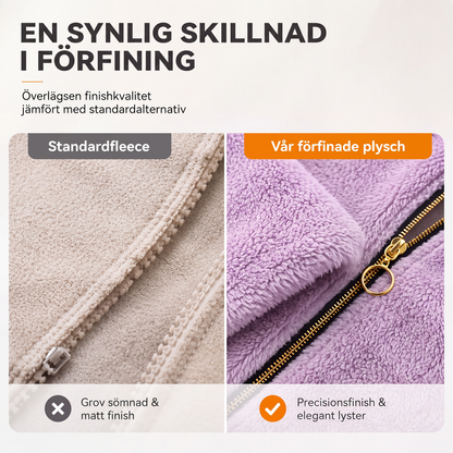 Kvinnors lediga kofta med dragkedja