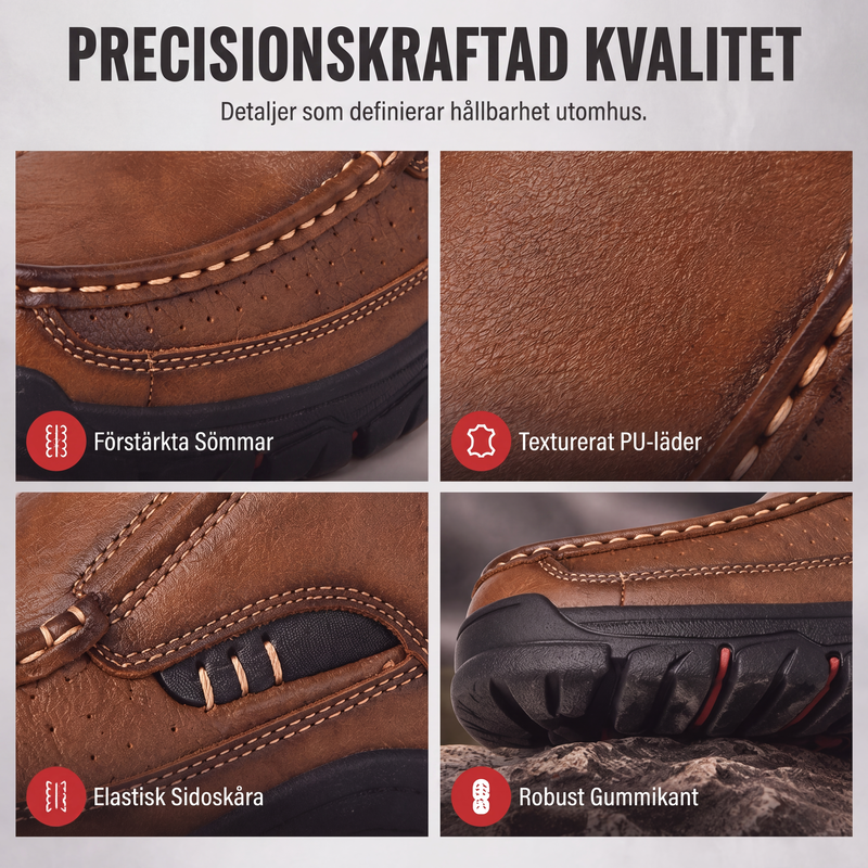 👞Slip-on-skor i PU-läder för män, i casual-stil