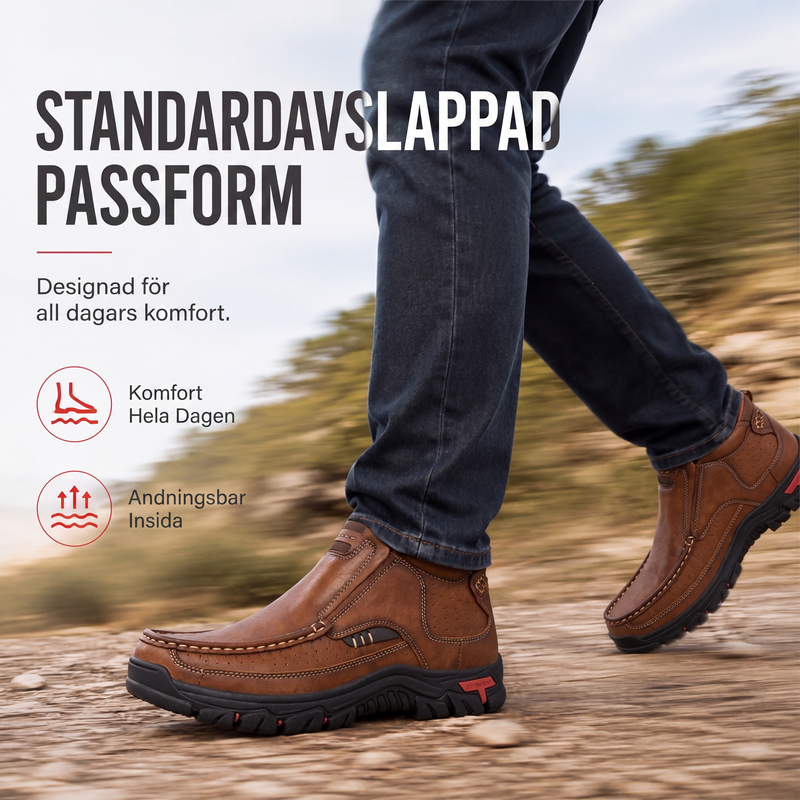 👞Slip-on-skor i PU-läder för män, i casual-stil