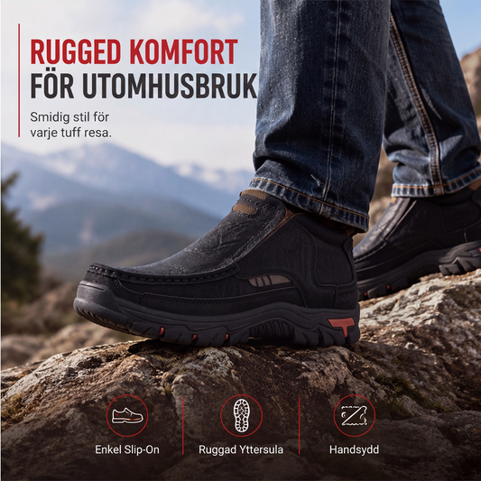 👞Slip-on-skor i PU-läder för män, i casual-stil