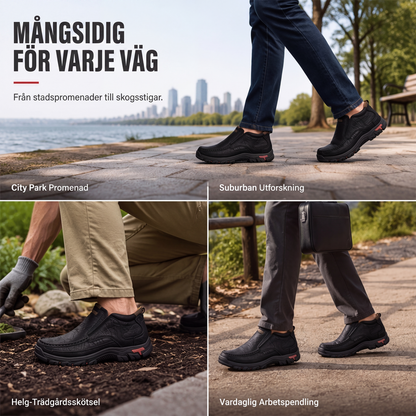 👞Slip-on-skor i PU-läder för män, i casual-stil