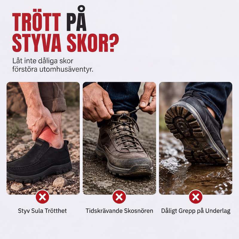 👞Slip-on-skor i PU-läder för män, i casual-stil
