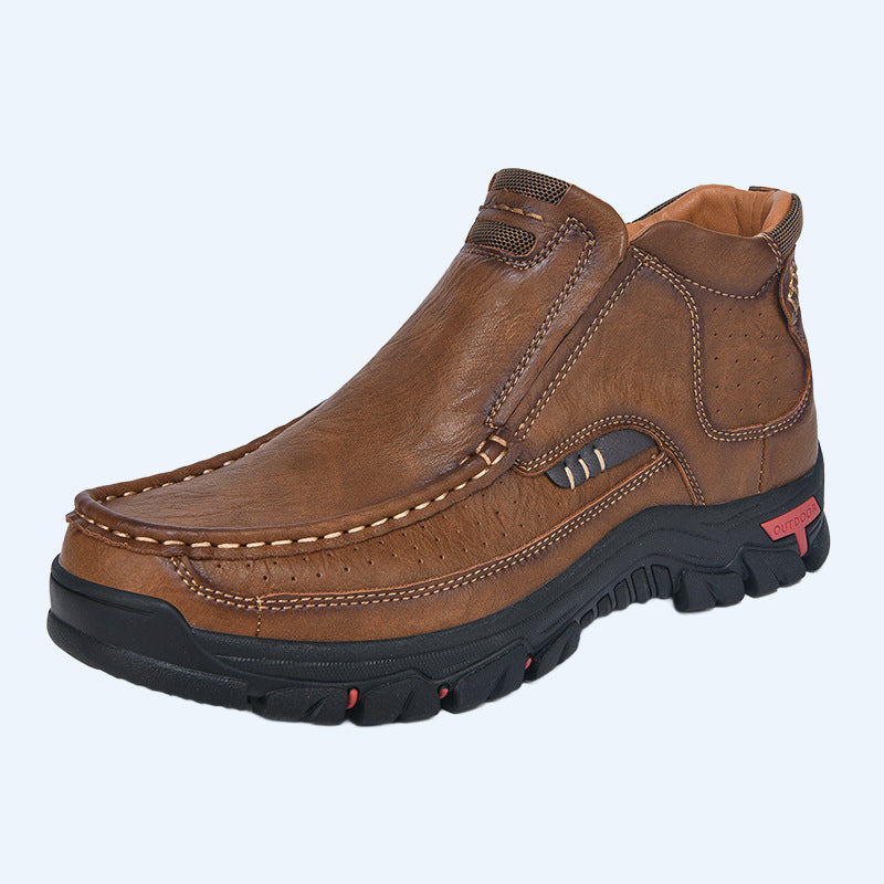👞Slip-on-skor i PU-läder för män, i casual-stil