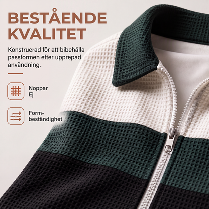 Herrset med helknäppt jacka och byxor