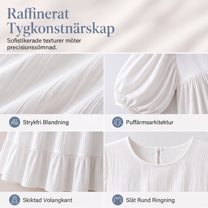Nyhet✨ 🌸 Flödande maxiklänning med volangdetaljer – mjuk och andningsbar för hela dagen