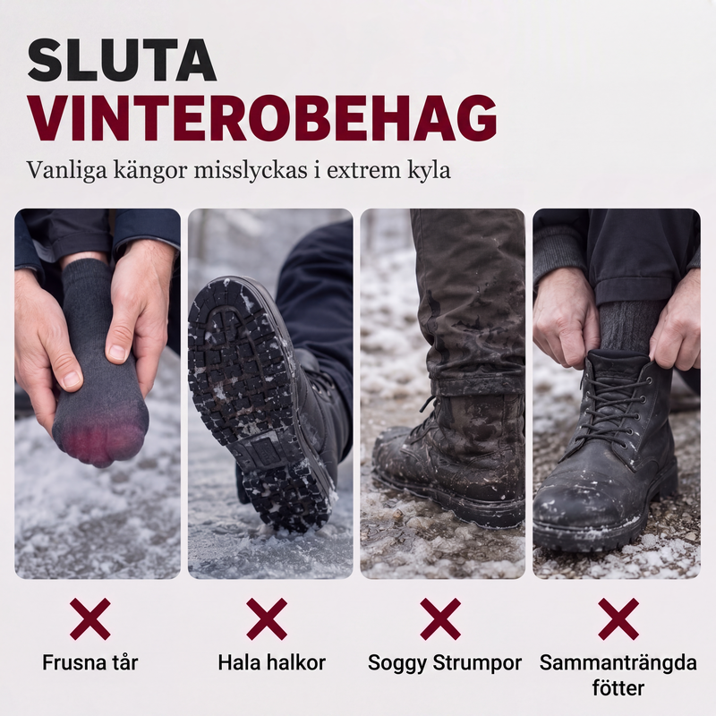 Nya ankomster❄️ Isolerade stövlar med bred tå – perfekta för äldre och aktiva