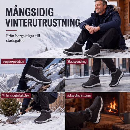 Nya ankomster❄️ Isolerade stövlar med bred tå – perfekta för äldre och aktiva