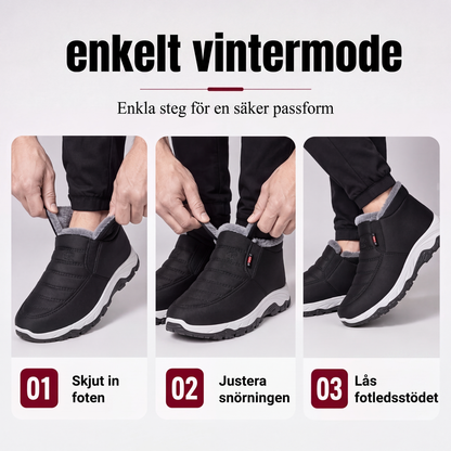 Nya ankomster❄️ Isolerade stövlar med bred tå – perfekta för äldre och aktiva