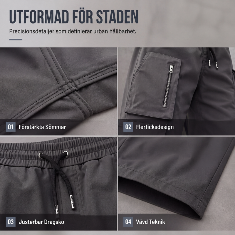 🔥 Tidsbegränsat erbjudande ✨ Cargo-byxor med flera fickor 👖 Praktisk design, bekväm passform och snygg casual-look