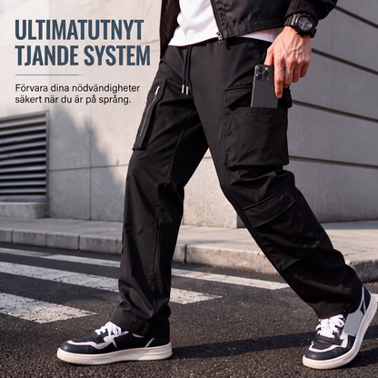 🔥 Tidsbegränsat erbjudande ✨ Cargo-byxor med flera fickor 👖 Praktisk design, bekväm passform och snygg casual-look