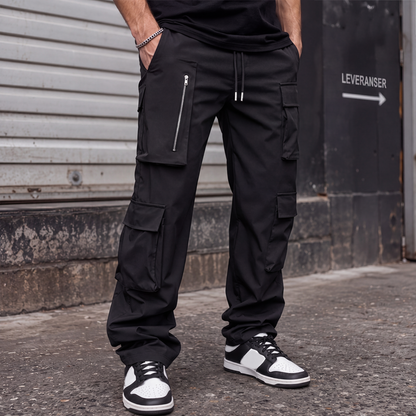 🔥 Tidsbegränsat erbjudande ✨ Cargo-byxor med flera fickor 👖 Praktisk design, bekväm passform och snygg casual-look