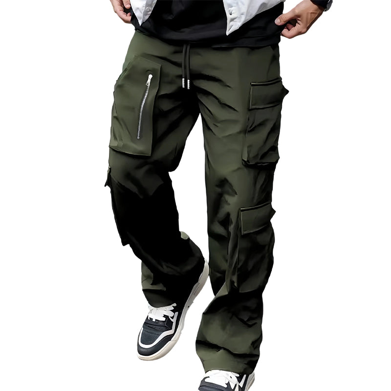🔥 Tidsbegränsat erbjudande ✨ Cargo-byxor med flera fickor 👖 Praktisk design, bekväm passform och snygg casual-look