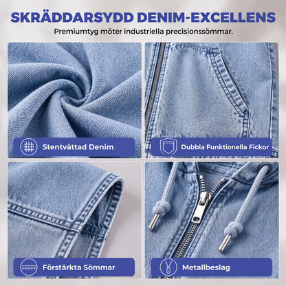 🔥Bästsäljare🧥 Oversize känguväst med huva