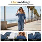 🔥✨ Cold-shoulder jumpsuit med vida ben & fickor – luftig komfort och stilren elegans för sommaren ☀️